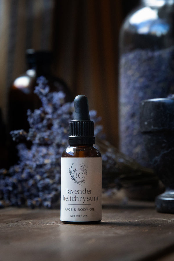 Lavender & Helichrysum Face and Body Oil